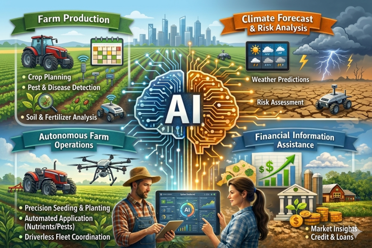 Leveraging AI for Tailored Insights on Farm Production.